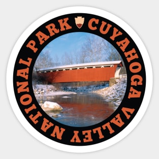 Cuyahoga Valley National Park circle Sticker